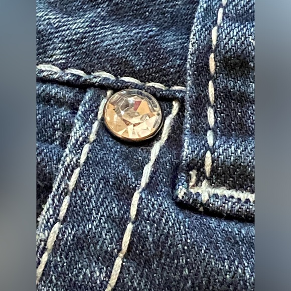 Silver Jeans Suki Surplus Plus Size Jeans Thick Stitch Embellished Flap Pockets - Picture 9 of 14